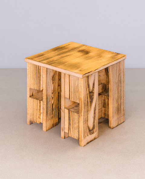 Europaletten Loungetisch Hocker 40 x 40 cm