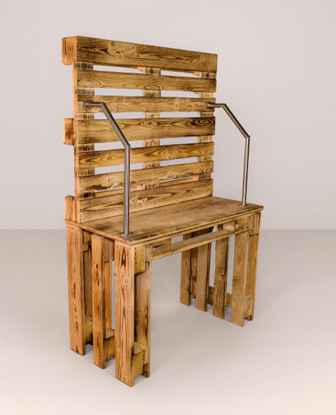 Europaletten Rückbuffet Bar Rückwand