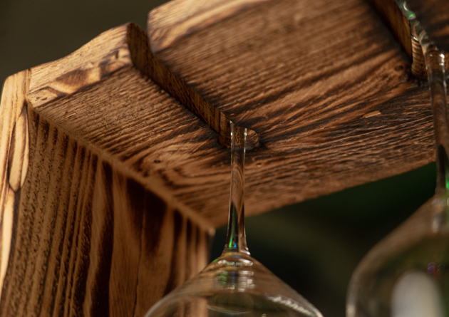 Europaletten Weinregal Weinhalter