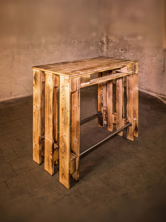Europaletten Hochtisch 120 x 60 cm